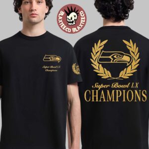 Seattle Seahawks Fanatics Super Bowl LX Champions 2026 USA 250 NFL Gold Standard T-Shirt