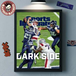 Seattle Seahawks Sports Illustrated Super Bowl LX Championship Commemorative Issue Dark Side Magazine Cover Poster Canvas