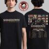 Shinedown Dance Kid Dance Act II 2026 World Tour All Across The US And UK Schedule Dates Two Sided T-Shirt