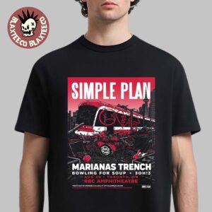 Simple Plan Toronto Ontario 2026 Event Poster At RBC Amphitheatre On August 20 2026 Essentials T-Shirt
