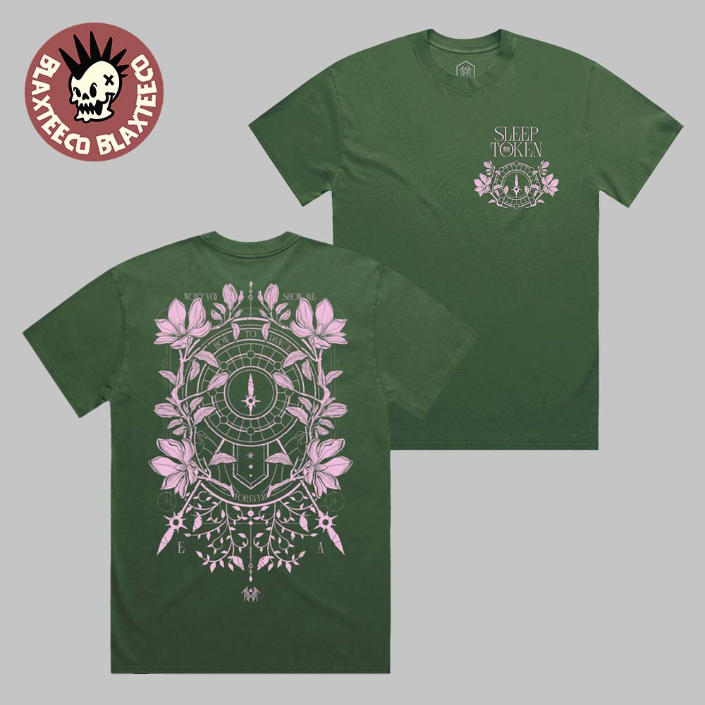 Sleep Token Even In Arcadia Dangerous Green T-Shirt Sleep Token Even In Arcadia Dangerous Green T-Shirt