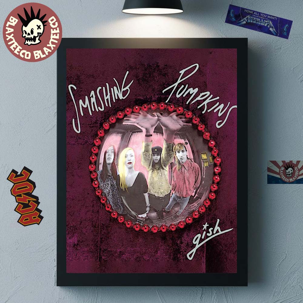 Smashing Pumpkins Gish 35th Anniversary Album Cover Art Home Decor Poster Canvas Smashing Pumpkins Gish 35th Anniversary Album Cover Art Home Decor Poster Canvas