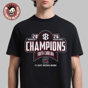 South Carolina Gamecocks Women’s Basketball 2026 SEC Regular Season Champions Locker Room T-Shirt