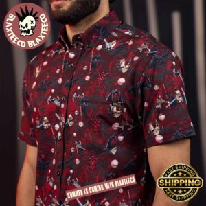 Star Wars RSVLTS Darth Maul The Force and the Phantom Button Short Sleeve Hawaiian Shirt