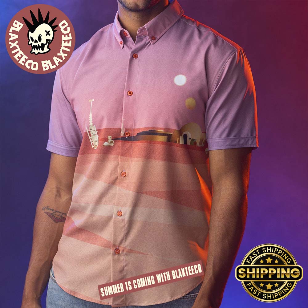 Star Wars RSVLTS Lars Homestead Rising Suns Button Short Sleeve Hawaiian Shirt Star Wars RSVLTS Lars Homestead Rising Suns Button Short Sleeve Hawaiian Shirt