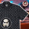 Star Wars RSVLTS R2 D2 Deconstructed Button Short Sleeve Hawaiian Shirt
