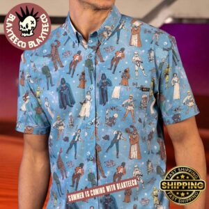 Star Wars RSVLTS Retro 77 Button Short Sleeve Hawaiian Shirt