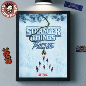 Stranger Things Tales From 85 Official Poster Canvas For Home Decor