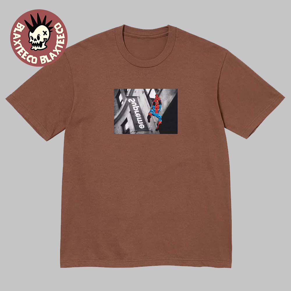 Supreme x Spider-Man Web Swinging T-Shirt Supreme x Spider-Man Web Swinging T-Shirt