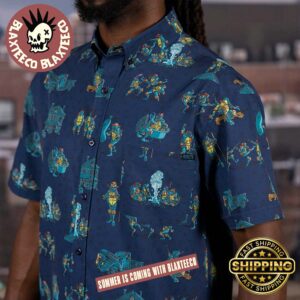 Teenage Mutant Ninja Turtles RSVLTS It’s Time to Go Back Hawaiian Shirt