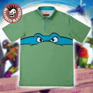 Teenage Mutant Ninja Turtles RSVLTS Leonardo Eyes Polo Shirt