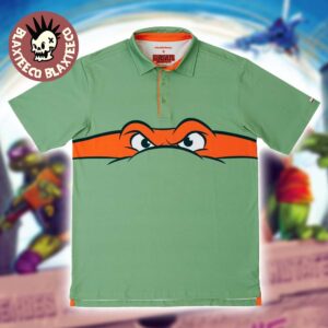 Teenage Mutant Ninja Turtles RSVLTS Michelangelo Eyes Polo Shirt