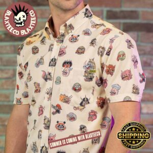 Teenage Mutant Ninja Turtles RSVLTS Radical Ink Hawaiian Shirt