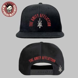 The Amity Affliction House Of Cards Album Merch Logo Snapback Cap Hat