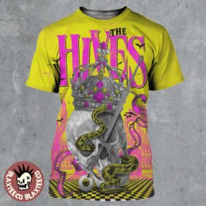 The Hives Mexico City 2026 Event Poster At Teatro Metropolitan On February 11 2026 All Over Print Shirt