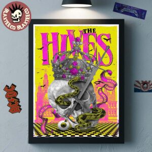 The Hives Mexico City 2026 Event Poster At Teatro Metropolitan On February 11 2026 Home Decor Poster Canvas