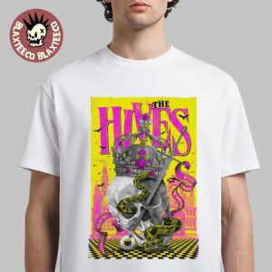 The Hives Mexico City 2026 Event Poster At Teatro Metropolitan On February 11 2026 Premium T-Shirt