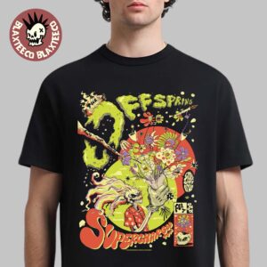 The Offspring Supercharged Tour 2026 Sioux City Iowa Venue Poster At Tyson Events Center On February 7 2026 T-Shirt