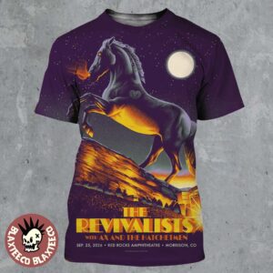 The Revivalists With Ax And The Hatchetmen Morrison Colorado 2026 Gig Poster At Red Rocks Amphitheatre On September 25 2026 All Over Print Shirt