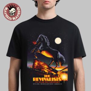 The Revivalists With Ax And The Hatchetmen Morrison Colorado 2026 Gig Poster At Red Rocks Amphitheatre On September 25 2026 T-Shirt