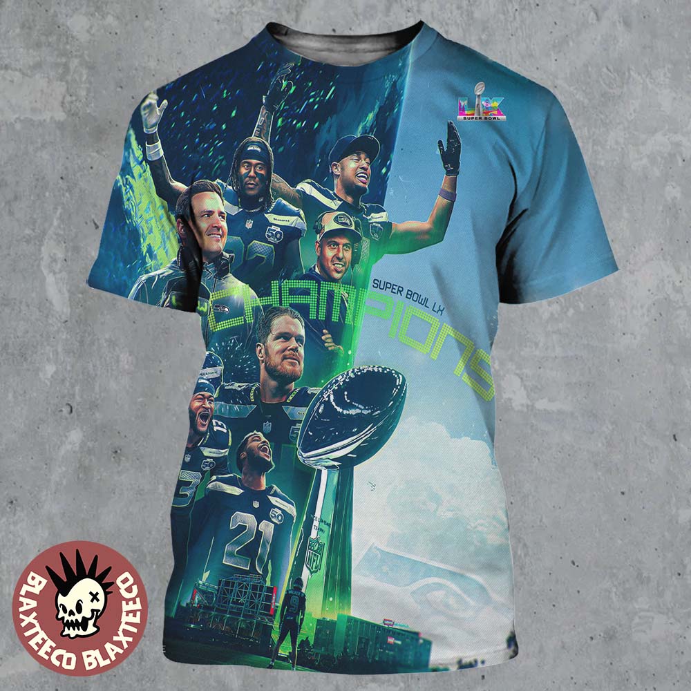 The Seattle Seahawks Your NFL Super Bowl LX 2026 Champions All Over Print Shirt The Seattle Seahawks Your NFL Super Bowl LX 2026 Champions All Over Print Shirt