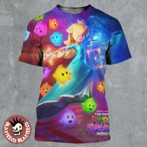 The Super Mario Galaxy Movie Rosalina Character Poster In Theaters On April 1 2026 All Over Print Shirt