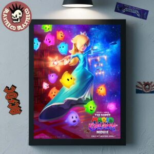 The Super Mario Galaxy Movie Rosalina Character Poster In Theaters On April 1 2026 Home Decor Poster Canvas
