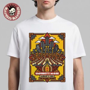 Umphrey’s McGee Detroit Michigan 2026 Event Poster At The Fillmore On January 31 2026 T-Shirt