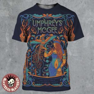 Umphrey’s McGee Rock Shows Out East 2026 Poster In Morristown New Jersey Albany New York And Hartford Connecticut From Feb 4 To 6 2026 All Over Print Shirt