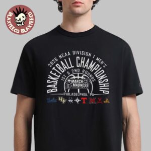 2026 NCAA Division I Men’s Basketball Championship March Madness Philadelphia PA T-Shirt
