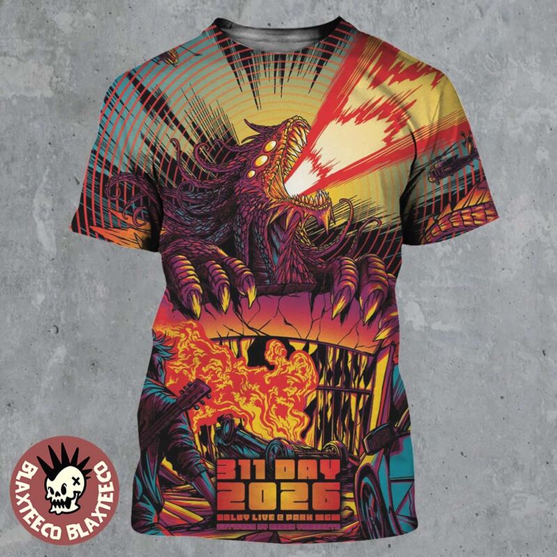 311 Band 311 Day Las Vegas Nevada 2026 Merch Poster Dolby Live At Park ...