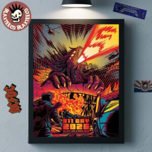 311 Band 311 Day Las Vegas Nevada 2026 Merch Poster Dolby Live At Park MGM On March 7-8 2026 Fire Monster Art Home Decor Poster Canvas