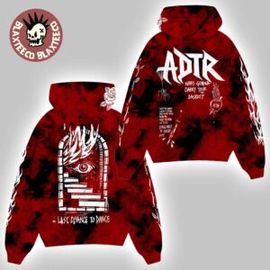 A Day To Remember You’re Welcome 5 Year Anniversary Merch Last Chance To Dance Tie Dye Hoodie