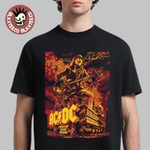 ACDC PWR Up Tour 2026 Sao Paulo Brazil Venue Poster At Estadio Do Morumbis On February 24 28 And March 4 2026 T-Shirt