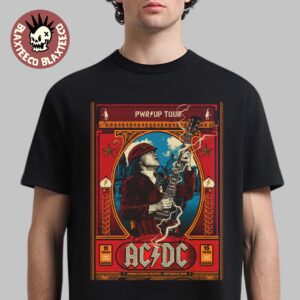 ACDC PWR Up Tour Chile 2026 Venue Poster At Parque Estadio Nacional Santiago De Chile On March 11 And 15 2026 T-Shirt