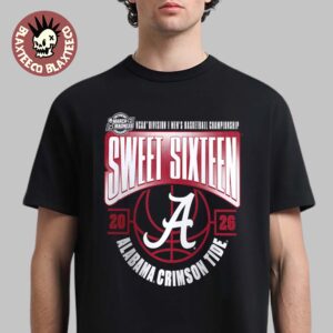 Alabama Crimson Tide 2026 NCAA Men’s Basketball Tournament March Madness Sweet 16 T-Shirt