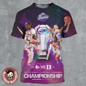Ally ACC Women’s Basketball Tournament Championship 2026 Matchup Louisville Cardinals Vs Duke Blue Devils All Over Print Shirt