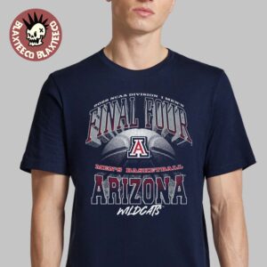 Arizona Wildcats 2026 NCAA D1 Men’s Basketball Final Four Highlight Navy T-Shirt
