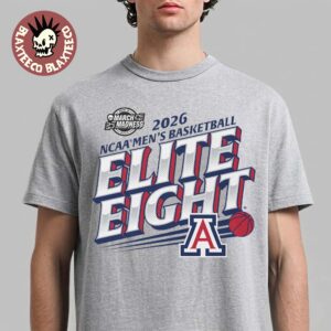 Arizona Wildcats Men’s Basketball 2026 NCAA March Madness Elite 8 T-Shirt