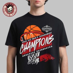 Arkansas Razorbacks 2026 SEC Men’s Basketball Tournament Champions T-Shirt