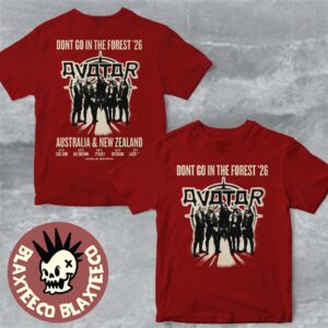 Avatar Don’t Go In The Forest 2026 Australia And New Zealand Tour Schedule Dates T-Shirt