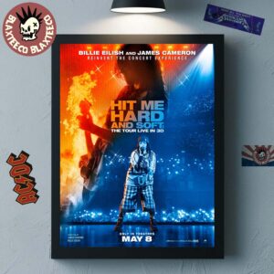 Billie Eilish Hit Me Hard And Soft The Tour Live In 3D In Theatres On May 8 2026 Home Decor Poster Canvas