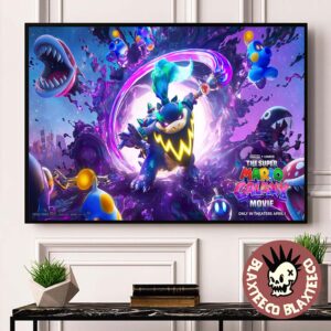 Bowser Jr New Landscape Poster Theme In The Super Mario Galaxy Movie Home Decor Poster Canvas