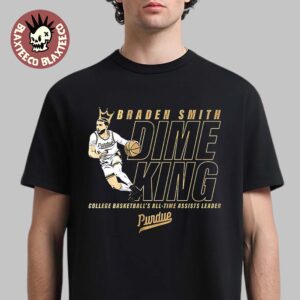 Braden Smith Dime King Purdue College Basketball’s All Time Assists Leader T-Shirt