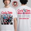 Circle Jerks North America Tour 2026 Merch Tee Godzilla Art Two Sided T-Shirt