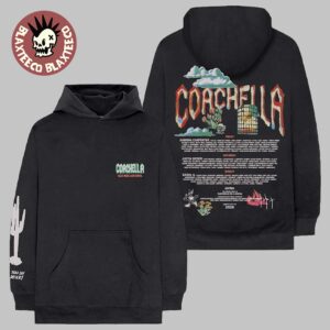 Coachella 2026 Merch In Indio California Desert Icons 2026 Lineup Hoodie