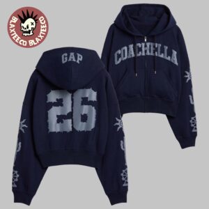 Coachella 2026 X GAP Merch In Indio California Zip Up Hoodie