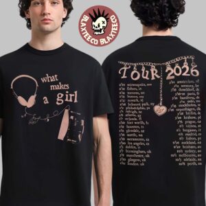 Conan Gray Wishbone World Tour Merch 2026 What Makes A Girl Two Sided T-Shirt