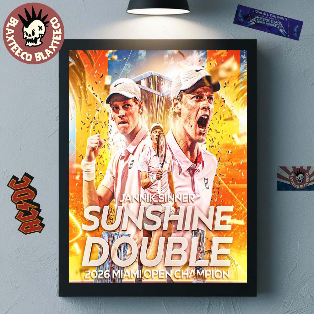 Congrats Jannik Sinner 2026 Miami Open Champion Double Sunshine Archive Home Decor Poster Canvas Congrats Jannik Sinner 2026 Miami Open Champion Double Sunshine Archive Home Decor Poster Canvas