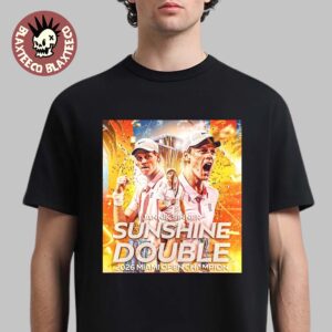 Congrats Jannik Sinner 2026 Miami Open Champion Double Sunshine Archive T-Shirt